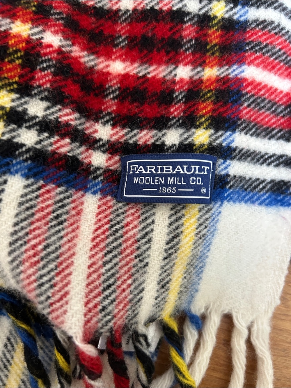 Faribault wool throw